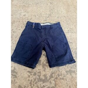 Diesel Men's Cargo Shorts Navy Blue Size W40 Cotton Stretch Casual